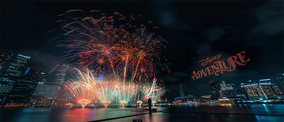 Singapore: Disney Cruise Line concludes sky show for Disney Adventure arrival - Lesen Sie die Nachrichten?>