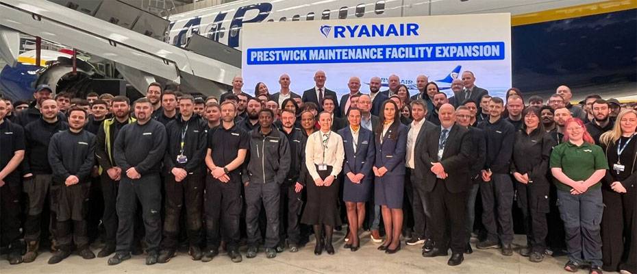 Ryanair invests £40 million to expand aircraft maintenance facility at Prestwick - Lesen Sie die Nachrichten?>