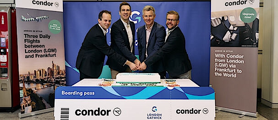 Condor feiert neue Verbindung Frankfurt–London Gatwick - Lesen Sie die Nachrichten