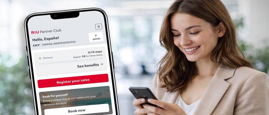 RIU launches new mobile app for travel agents in the RIU Partner Club - Lesen Sie die Nachrichten?>