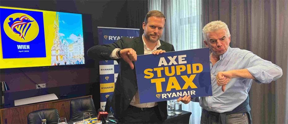 Ryanair urges Austria to abolish €12 aviation tax to prevent traffic decline - Lesen Sie die Nachrichten?>