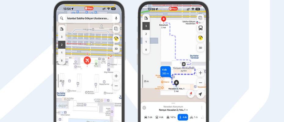 Yandex Maps, Sabiha Gökçen Havalimanı'nda iç mekân navigasyonunu hizmete sundu - Lesen Sie die Nachrichten?>