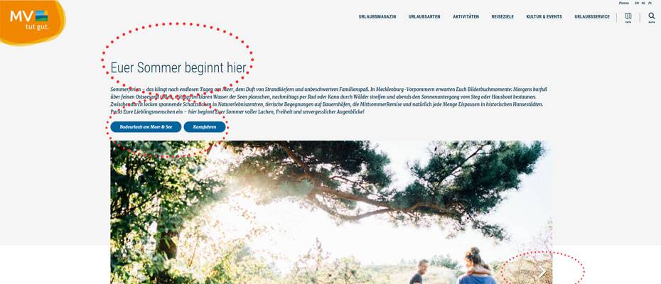 Mecklenburg-Vorpommern verbessert Barrierefreiheit seiner Tourismus-Websites - Lesen Sie die Nachrichten