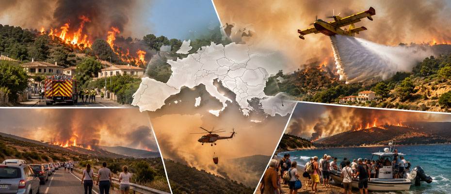 Neue Waldbrände verschärfen Lage in Südeuropa - Lesen Sie die Nachrichten
