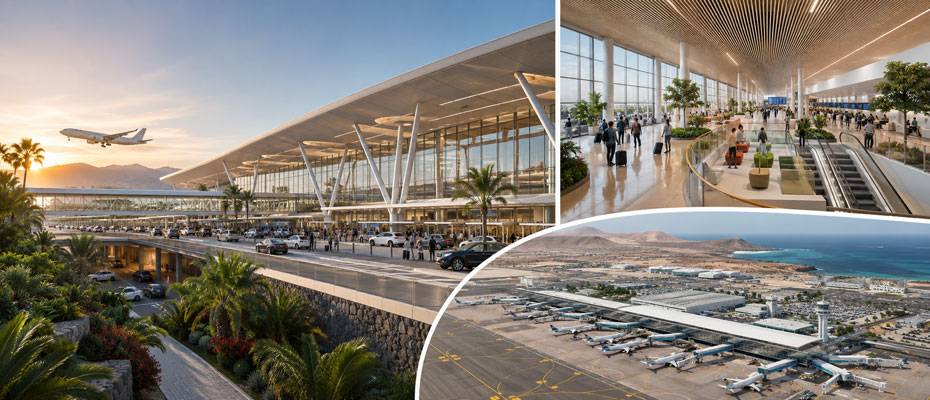 Aena investiert mehr als 550 Millionen Euro in den Flughafen Teneriffa Süd - Lesen Sie die Nachrichten