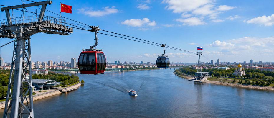 Çin ile Rusya'yı bağlayan ilk sınır ötesi teleferikte ana yapı tamamlandı - Lesen Sie die Nachrichten?>