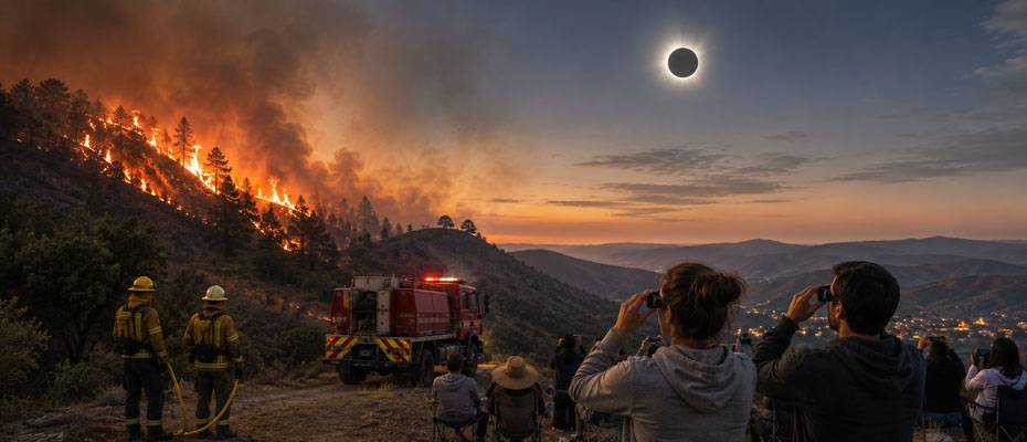 Spain battles major wildfires ahead of total solar eclipse - Lesen Sie die Nachrichten?>
