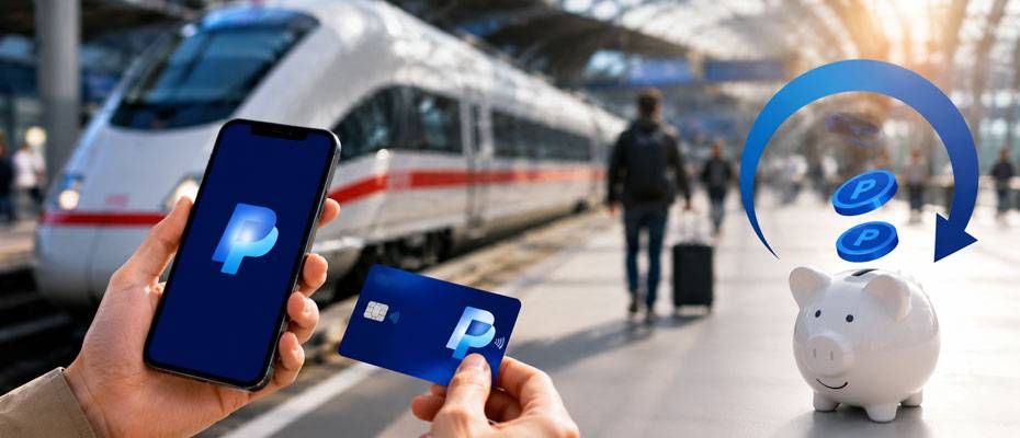 Deutsche Bahn und PayPal bieten fünf Prozent Cashback auf Tickets - Lesen Sie die Nachrichten