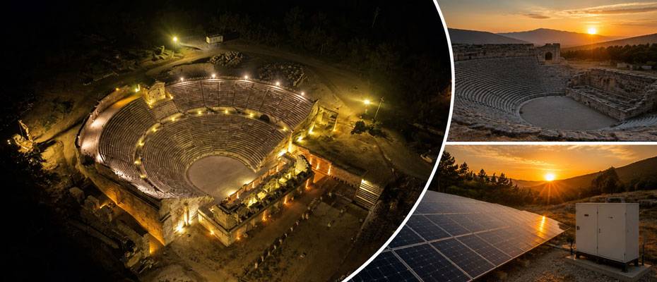 Tlos Antik Tiyatrosu güneş enerjisiyle aydınlanacak - Lesen Sie die Nachrichten?>
