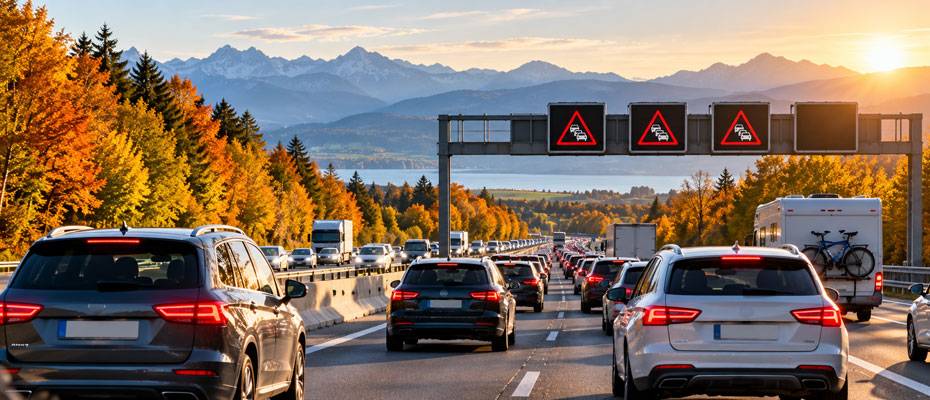 Herbstferien erhöhen Staugefahr auf Deutschlands Autobahnen - Lesen Sie die Nachrichten