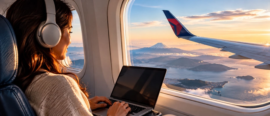 Delta expands free Wi-Fi to trans-Pacific flights in October - Lesen Sie die Nachrichten?>