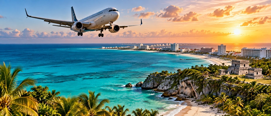 Canadá aumenta un 5,5 % su capacidad aérea hacia el Caribe mexicano - Leer las noticias