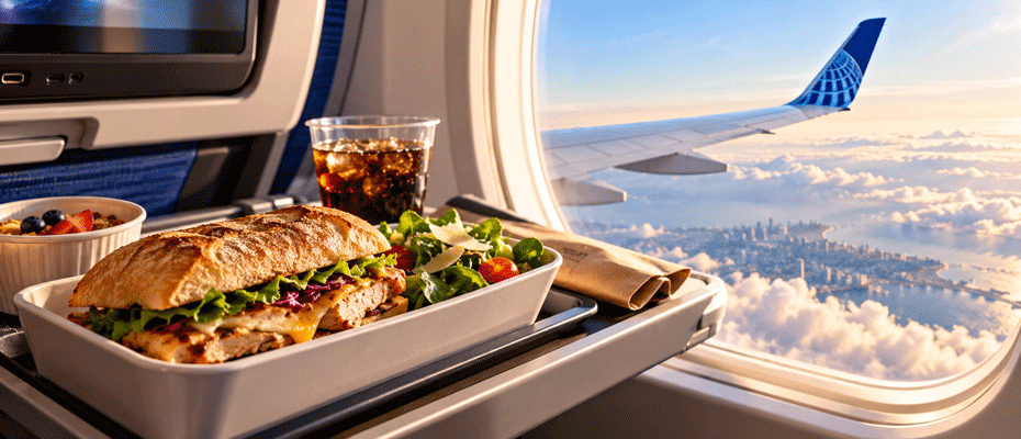 United Airlines expands meal preordering to shorter flights - Lesen Sie die Nachrichten?>