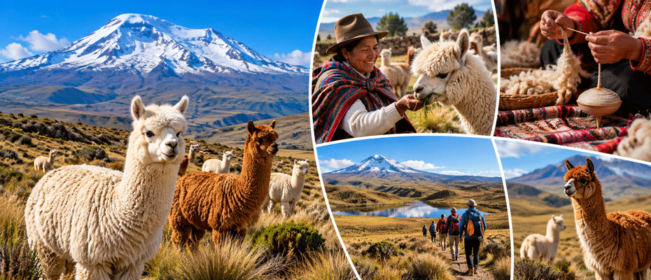 Ecuador entwickelt neue Alpakaroute am Vulkan Chimborazo - Lesen Sie die Nachrichten