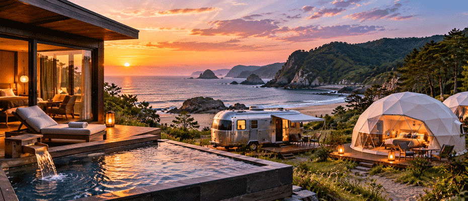 Japan: Neue Küstenunterkunft verbindet Villen, Airstream und Glamping - Lesen Sie die Nachrichten