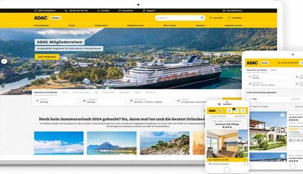 ADAC Reisevertrieb geht mit neuer Website an den Start