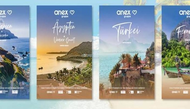 Anex-Reiseländer im Überblick: Neue Winter-Broschüren für den Counter