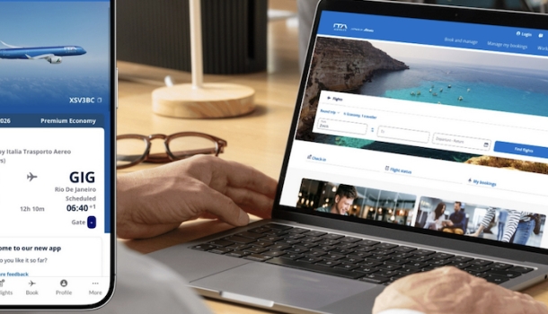 Umstellung der ITA Airways App und Website