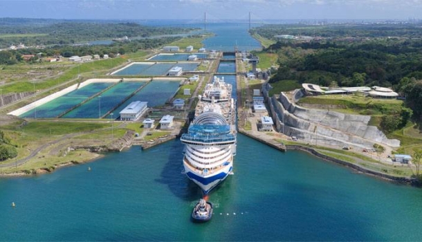 Star Princess completes first transit of the Panama Canal