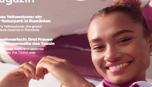 Eurowings widmet GNTM-Gewinnerin Aurélie das Cover des Bordmagazins - Lesen Sie die Nachrichten