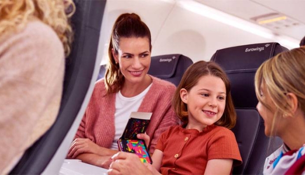Eurowings baut Angebot für Familien und Kinder an Bord aus