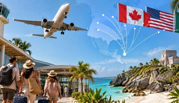 México: Tulum recupera siete conexiones aéreas con Canadá y Estados Unidos