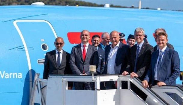 TUI tauft Boeing auf ‘Varna’ an Bulgariens Schwarzmeerküste