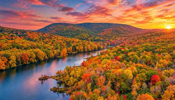 Virginia zeigt den Indian Summer in all seinen Farben