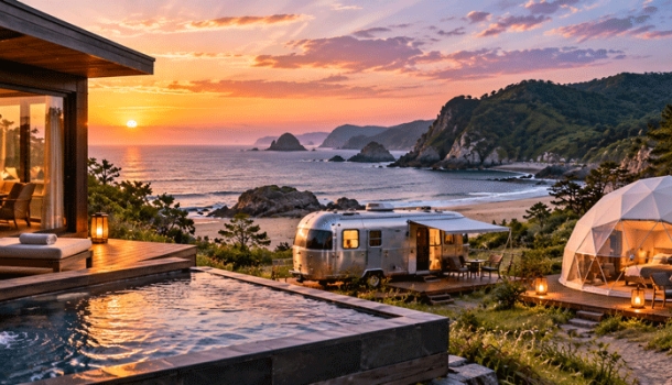 Japan: Neue Küstenunterkunft verbindet Villen, Airstream und Glamping - Lesen Sie die Nachrichten