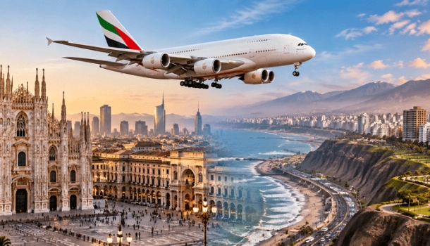 La conexión Milán-Lima enfrenta a Emirates con las aerolíneas italianas